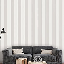 Galerie Wallcoverings Product Code MH36539 - Simply Stripes 3 Wallpaper Collection - Pale Grey Grey Colours - Wide Stripe Design