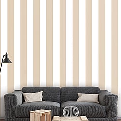 Galerie Wallcoverings Product Code SH34543 - Simply Stripes 3 Wallpaper Collection - Taupe Colours - Wide Stripe Design