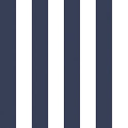 Galerie Wallcoverings Product Code SH34555 - Shades Wallpaper Collection - Navy Colours - Tent Stripe Design