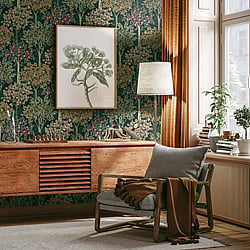 Galerie Wallcoverings Product Code TJ40304 - Mulberry Tree Wallpaper Collection - Multi-coloured Colours - Grove Design