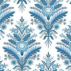 Galerie Wallcoverings Product Code TJ40602 - Mulberry Tree Wallpaper Collection - Blue Colours - Moorbank Design