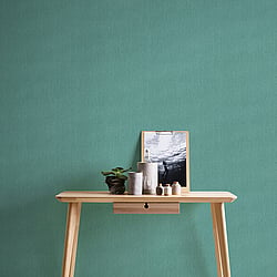 Galerie Wallcoverings Product Code WH30138 - Welcome Home Wallpaper Collection - Green Colours - Cotton Texture Design